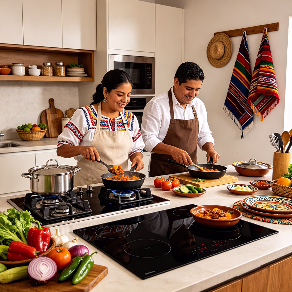 Cocina a gas vs. inducción en Ecuador: ¿cuál conviene más para tu hogar?