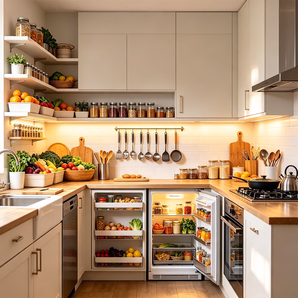 7 tips para organizar tu cocina y ahorrar espacio