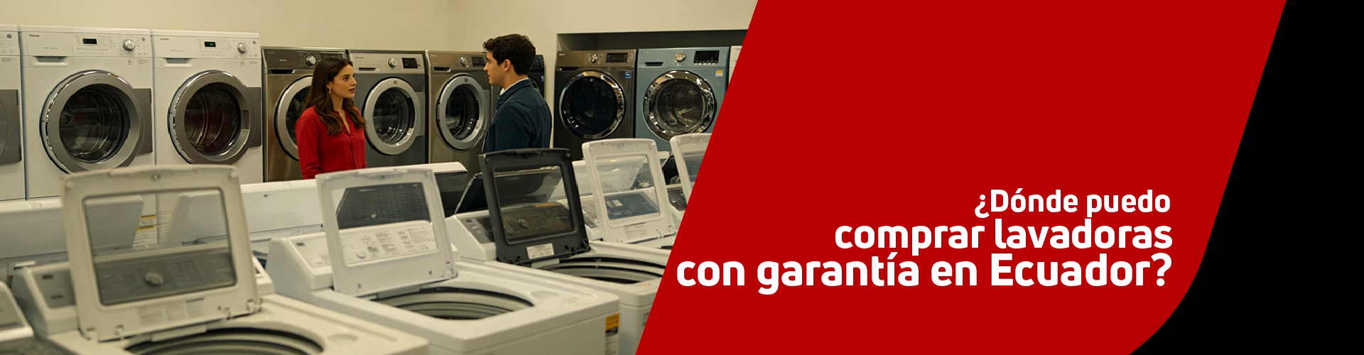 ¿Dónde puedo comprar lavadoras con garantía en Ecuador?