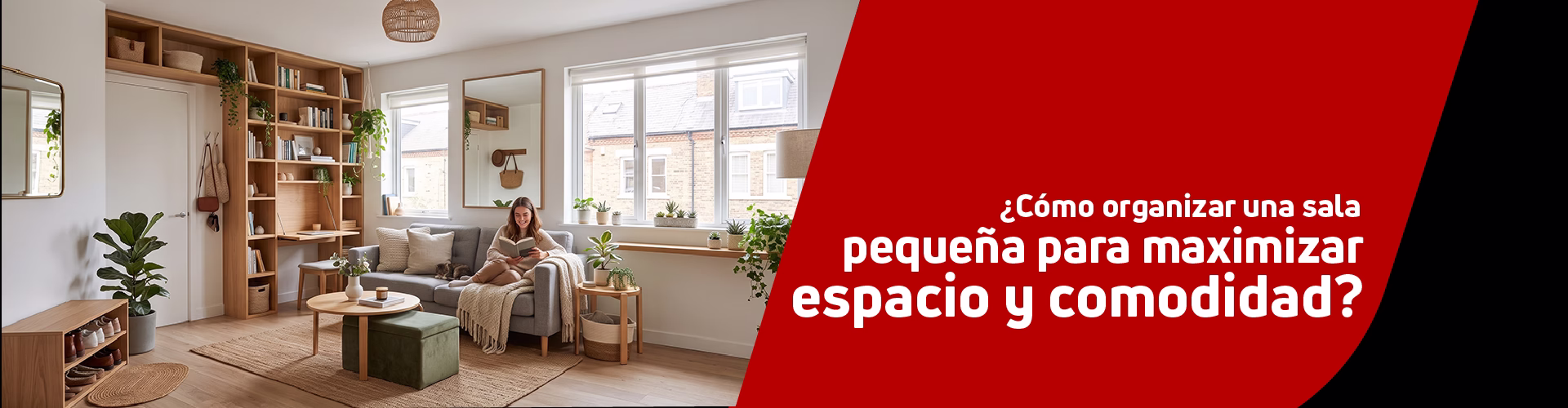 ¿Cómo organizar una sala pequeña para maximizar espacio y comodidad?