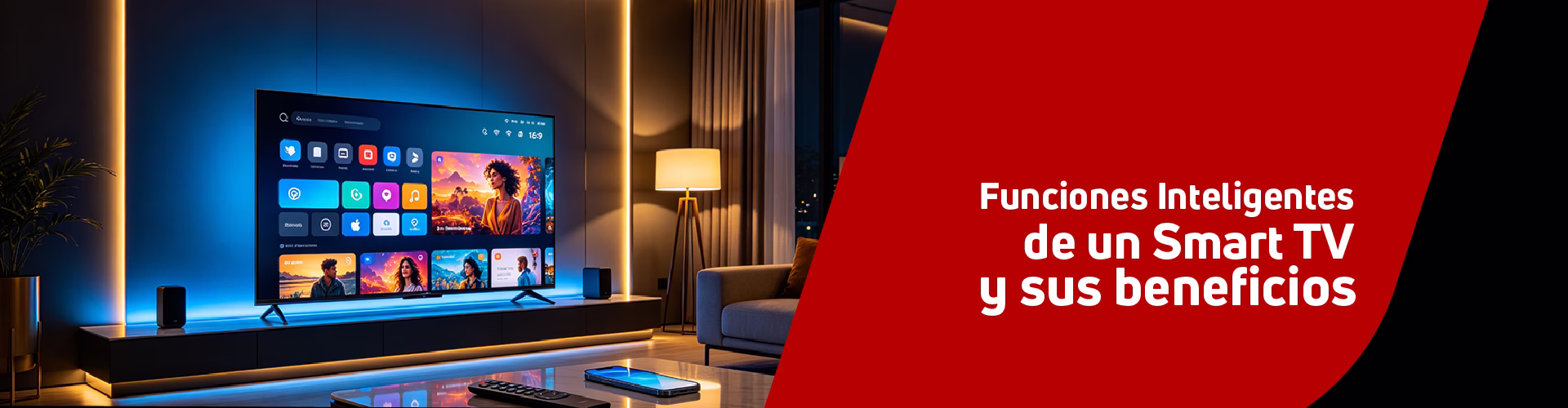 Funciones inteligentes de un Smart TV y sus beneficios 