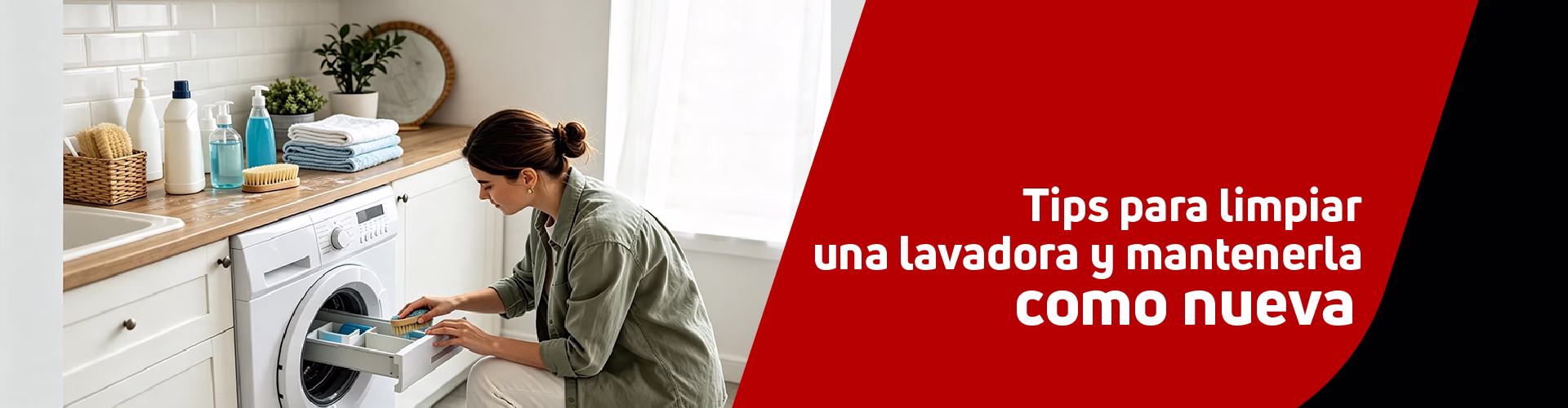 Tips para limpiar una lavadora y mantenerla como nueva