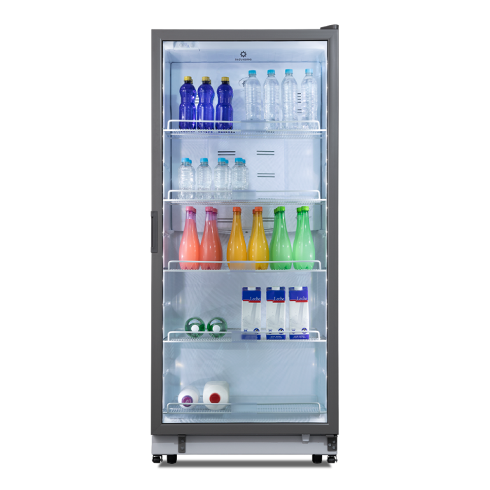 Encuentra la vitrina frigorífica Indurama vertical VFV520 con sistema No Frost, vidrio templado y el mejor precio solo en Gran Hogar Online.
