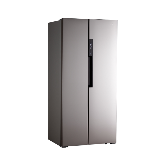 Encuentra la refrigeradora Indurama RI-770 SIDE BY SIDE con alarma en la puerta, lámina anti-huella y el mejor precio solo en Gran Hogar Online.