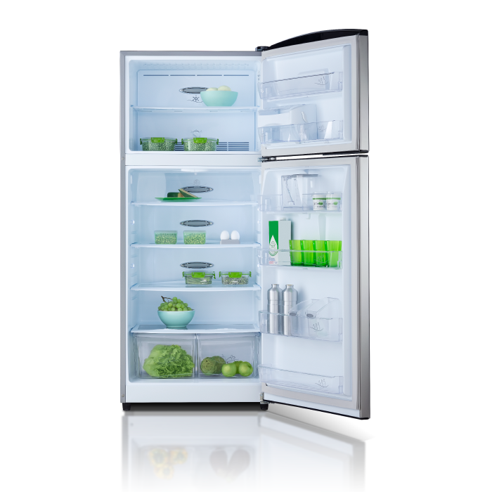 Encuentra la refrigeradora Indurama 480 QUARZO con compresor INVERTER, manija incorporada frontal y el mejor precio solo en Gran Hogar Online.