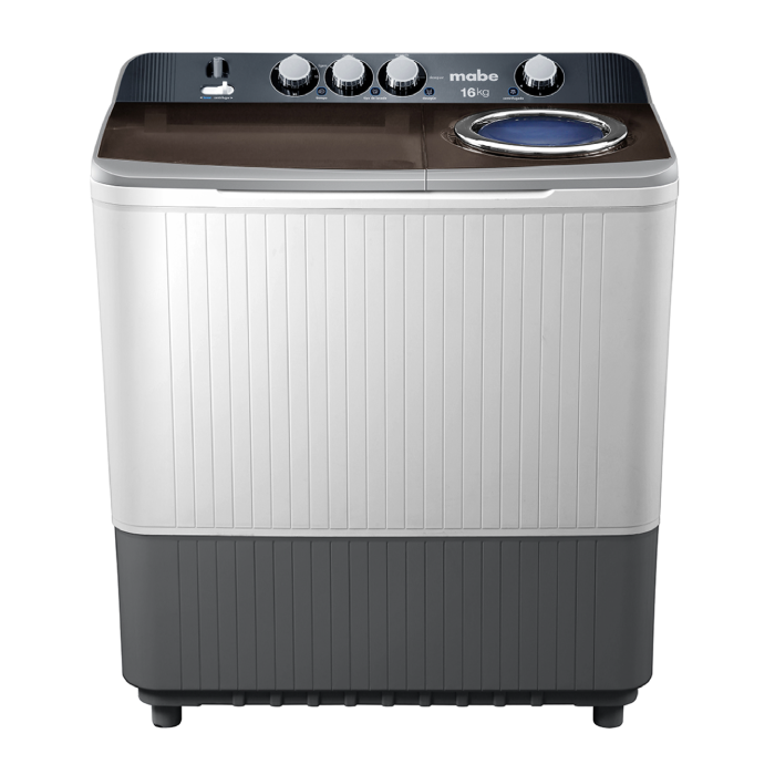 Encuentra la lavadora manual o doble tina MABE LMD6124 16 kg. con 4 niveles de agua, enjuagar, lavar y el mejor precio solo en Gran Hogar Online. 