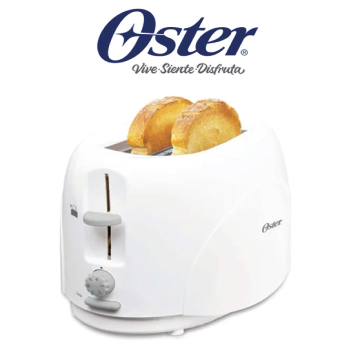 Encuentra la tostadora OSTER TSSTRT2SST con 750 Watts, 7 posiciones de tostado y el mejor precio solo en Gran Hogar Online.