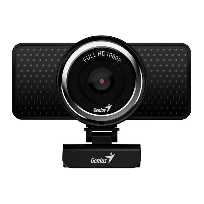 Encuentra la cámara web Genius Ecam 8000 Full HD a 30 cuadros por segundo, ángulo de rotación de 360° y el mejor precio solo en Gran Hogar Online.