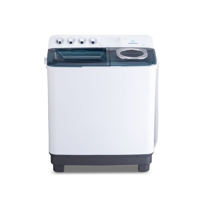 Encuentra la lavadora manual o doble tina Indurama LRI-11BLSAP 11 Kg - 25 Libras, 2 ciclos de lavado y el mejor precio solo en Gran Hogar Online.