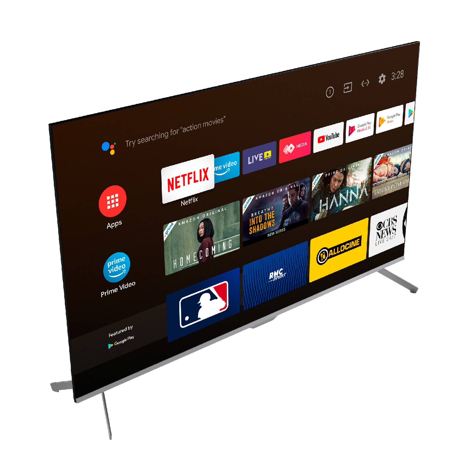 Televisor Smart UHD 4K Indurama 43 pulgadas 43TIKGFUHD