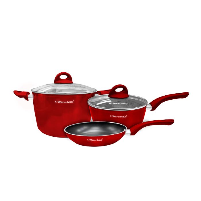 Encuentra el juego de olla Warenhous ARENA II 5 Piezas N33591 / 33590 compatible con cocinas de inducción y el mejor precio solo en Gran Hogar Online.