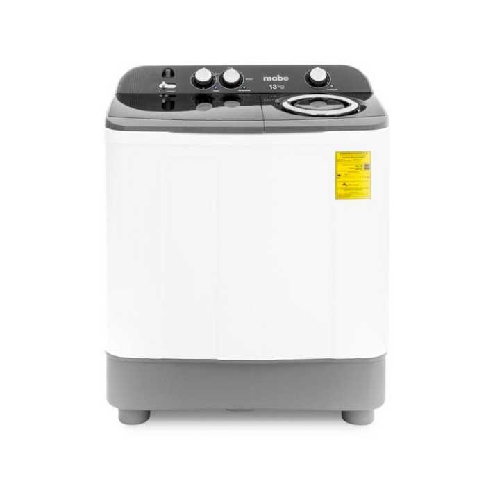 Lavadora Mabe Semiautomática LMDX3123HBAB0 13 kg Blanca