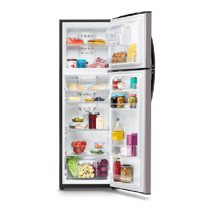 Encuentra la refrigeradora Mabe RMA250FHEL con 2 parrillas de cristal templado, separador de frutas y el mejor precio solo en Gran Hogar.