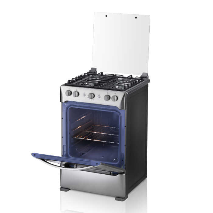 Encuentra la cocina a gas Indurama Granada 24" de 4 quemadores, con sistema corta gas y el mejor precio solo en Gran Hogar Online.