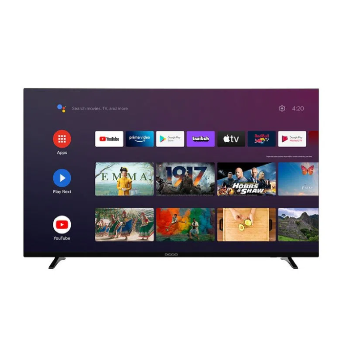 Encuentra el Televisor Diggio DIG50ULC01 50 pulgadas smart TV, sistema operativo Android 11 y el mejor precio solo en Gran Hogar.