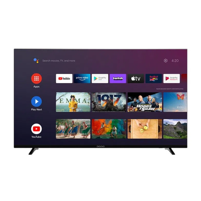 Encuentra el Televisor Diggio DIG65ULC01 de 65 pulgadas smart TV, sistema operativo Android 11 y el mejor precio solo en Gran Hogar Online.