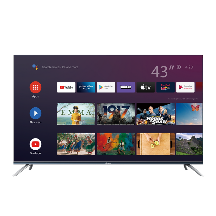 Encuentra el mejor televisor Riviera AND43TPXM SmarT Tv Led 43" con sistema operativo Android y el mejor precio solo en Gran Hogar.