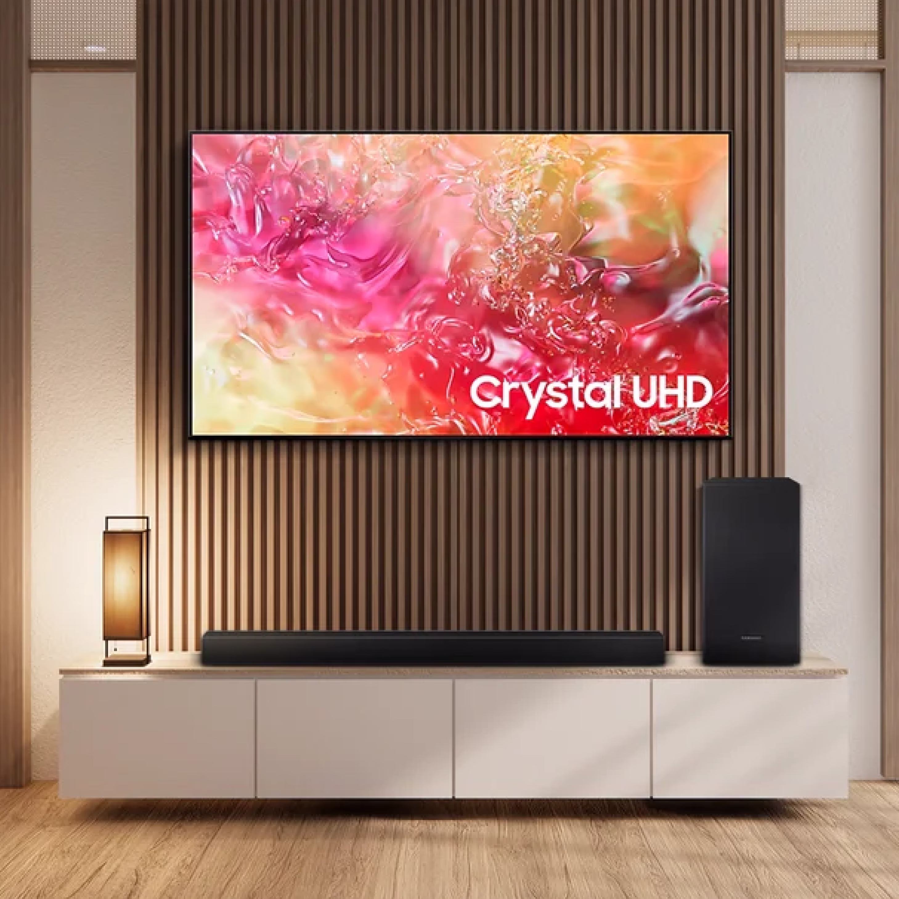 Samsung 70DU7000PXPA de 70", pantalla LED 4K UHD, HDR, Tizen Smart TV, Wi-Fi y Bluetooth integrados. Experiencia de cine en casa.
