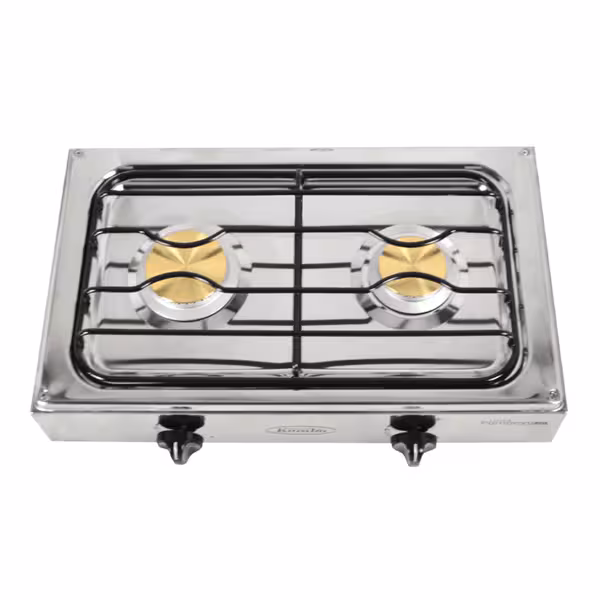 Cocineta Pompeya 2Q de Kombo, compacta y funcional, ideal para espacios pequeños sin renunciar a la comodidad y eficiencia al cocinar.