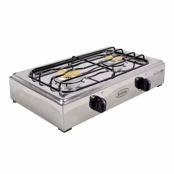 Cocineta Pompeya 2Q de Kombo, compacta y funcional, ideal para espacios pequeños sin renunciar a la comodidad y eficiencia al cocinar.