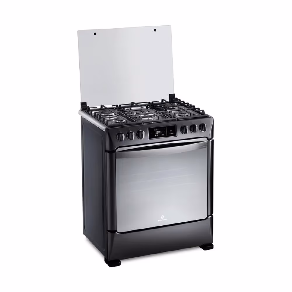 La cocina a gas Niza Smart Zafiro 30” de Indurama ofrece estilo, potencia y precisión para que disfrutes cada receta al máximo.