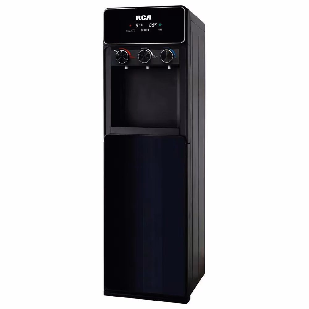 Disfruta de agua fresca y limpia con el Dispensador de Agua HWD-08B de RCA, un diseño compacto y funcional que complementa tu hogar.