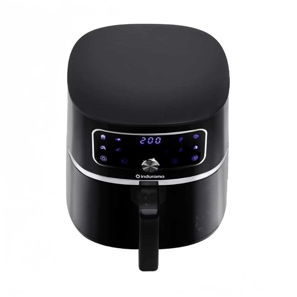 Vista Cenital Freidora de Aire Indurama AFI-4.5L Sin vidrio color negro