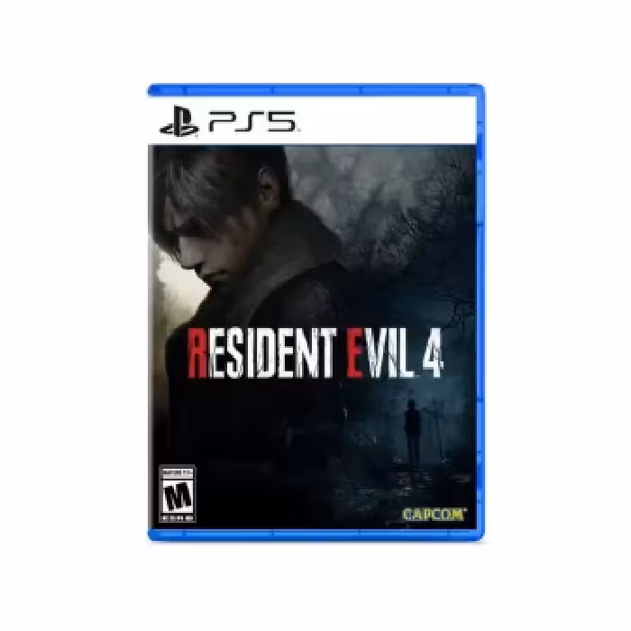 Revive el terror con gráficos mejorados y adrenalina total en Resident Evil 4 para PS5, versión física.
