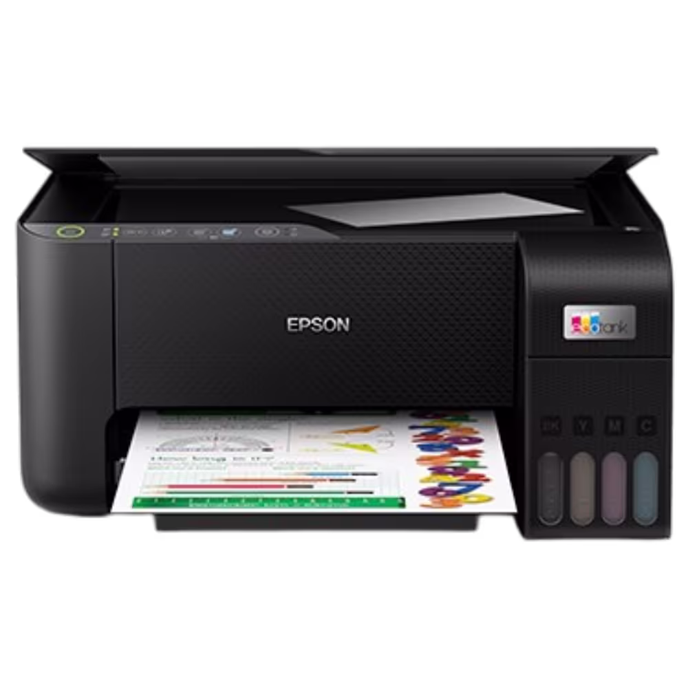 Impresora Epson L3250 ecotank con bandeja de entrada de papel vista frontal granhogar
