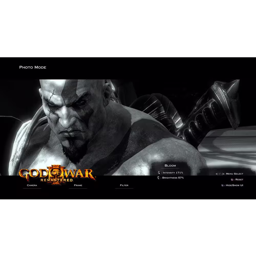 Juego PS4 Sony God Of War III Remastered captura gameplay Kratos modo foto, adquierelo en granhogar