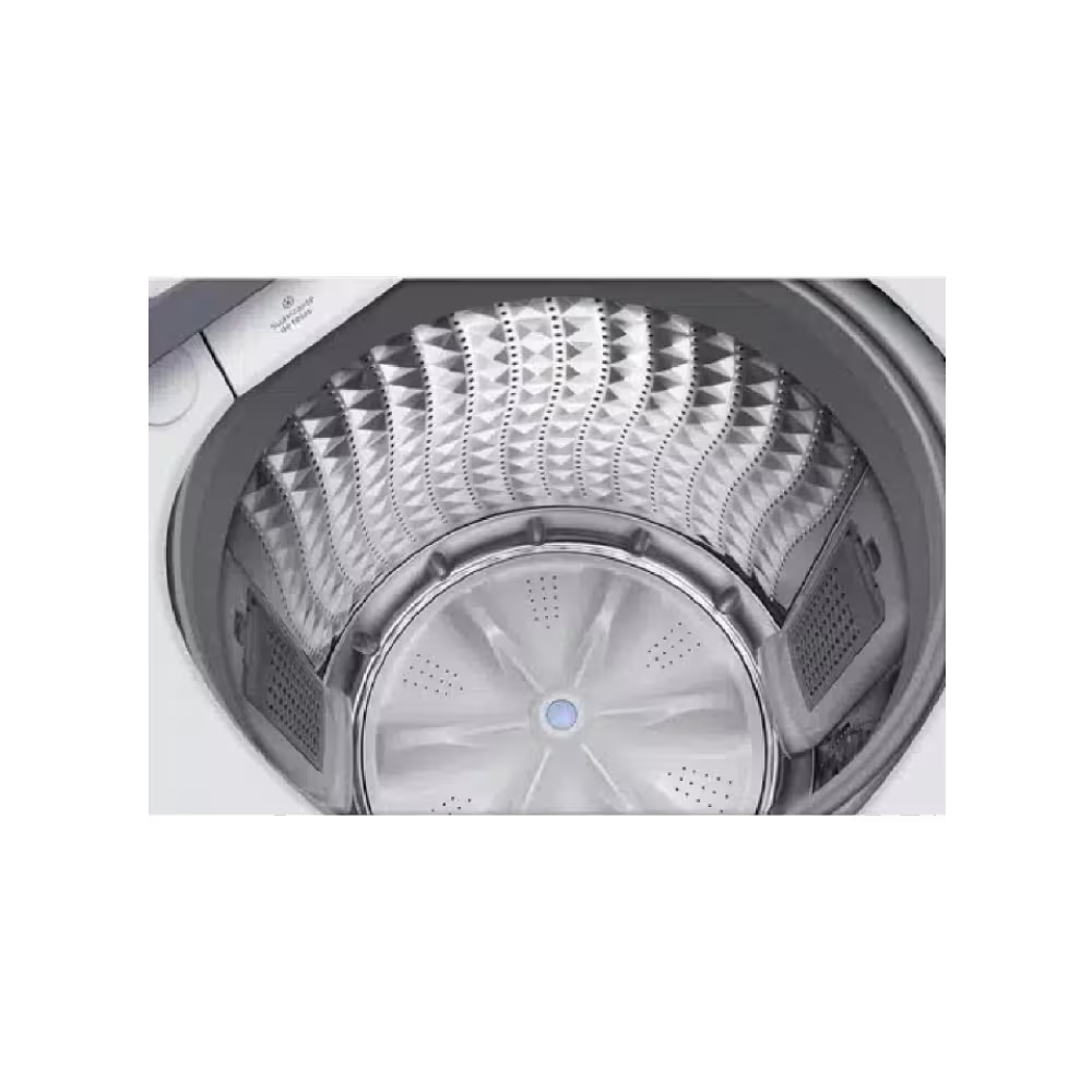 Lavadora automatica Samsung WA19A3353GW-AP tambor interior con pulsador primer plano granhogar