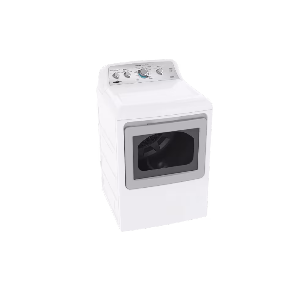 Secadora a gas Mabe SMG47N8MSBAB0 puerta con marco gris oscuro vista diagonal derecha granhogar