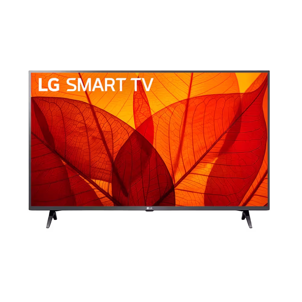 Televisor LG 43LR6700PSA Smart TV Full HD marco negro vista frontal, adquierelo en granhogar
