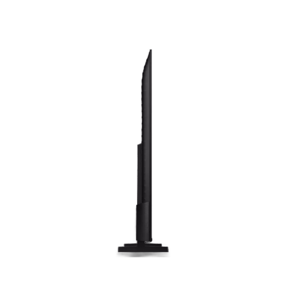 Vista lateral delgada del televisor Samsung UN65U8000FPCZE Crystal UHD 4K de 65 pulgadas