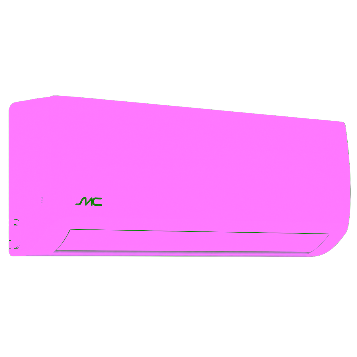 Vista diagonal izquierda Aire Acondicionado Split SMC SMCAS241IGL, 24000BTU