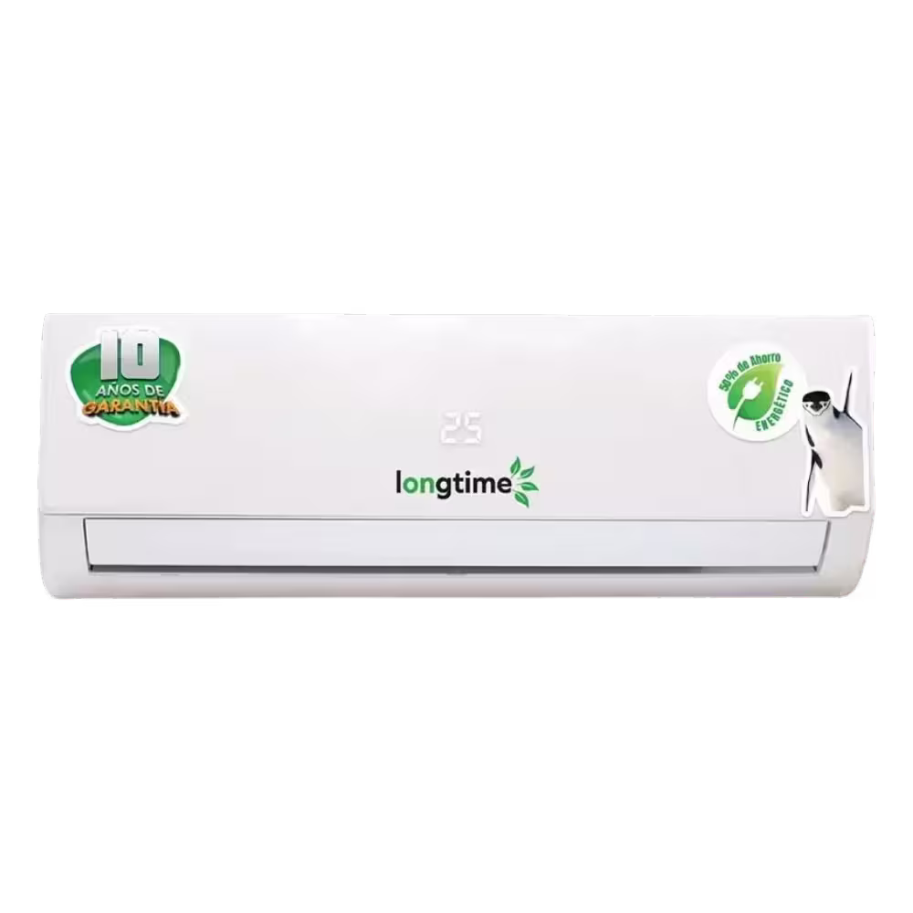 Aire acondicionado split Longtime CS-12HI con pantalla LED de temperatura frontal disponible en granhogar