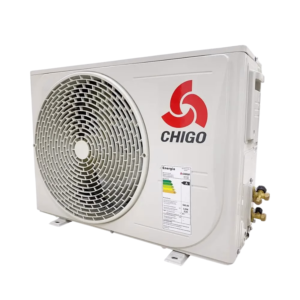 Condensador exterior de aire acondicionado split CS-12AC 12000 BTU Chigo en diagonal descúbrelo en granhogar