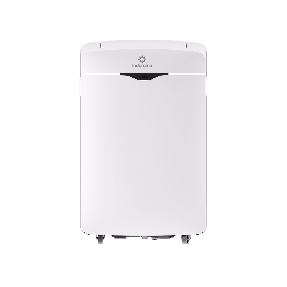 Aire acondicionado portátil API 12A BL 12000 BTU Indurama vista frontal descúbrelo en granhogar