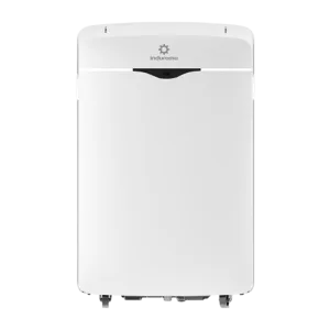 Aire acondicionado portátil API 12A BL 12000 BTU Indurama vista frontal descúbrelo en granhogar