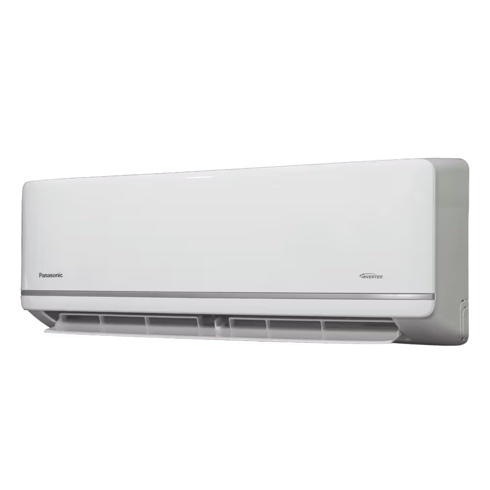 Aire acondicionado split Panasonic CS-YS24YKV-6 de 24000 BTU vista diagonal derecha adquiere en granhogar