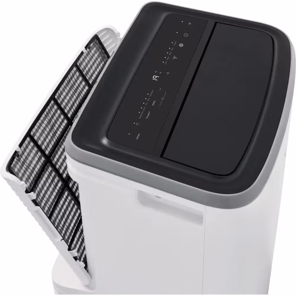 Aire acondicionado portátil Electrolux SP12F de 12.000 BTU, ideal para climatizar tus espacios con eficiencia y comodidad, fácil de mover e instalar.
