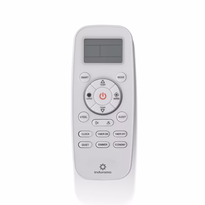 Aire acondicionado ASI-124A de 12.000 BTU con enfriamiento rápido, modo sleep. Silencioso y eficiente para habitaciones pequeñas como dormitorios.