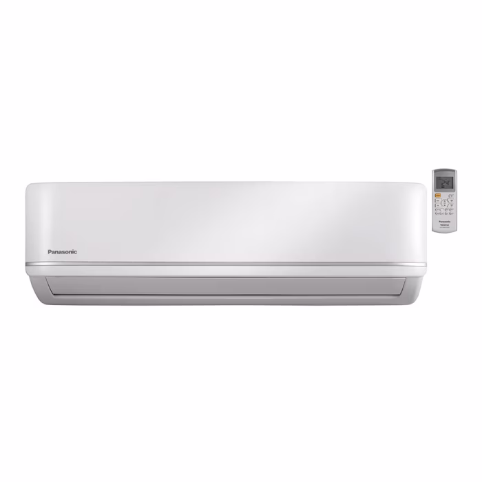 Aire acondicionado Panasonic CS-YS12XKV de 12,000 BTU con tecnología Inverter, temporizador y deshumidificación. Silencioso y eficiente.