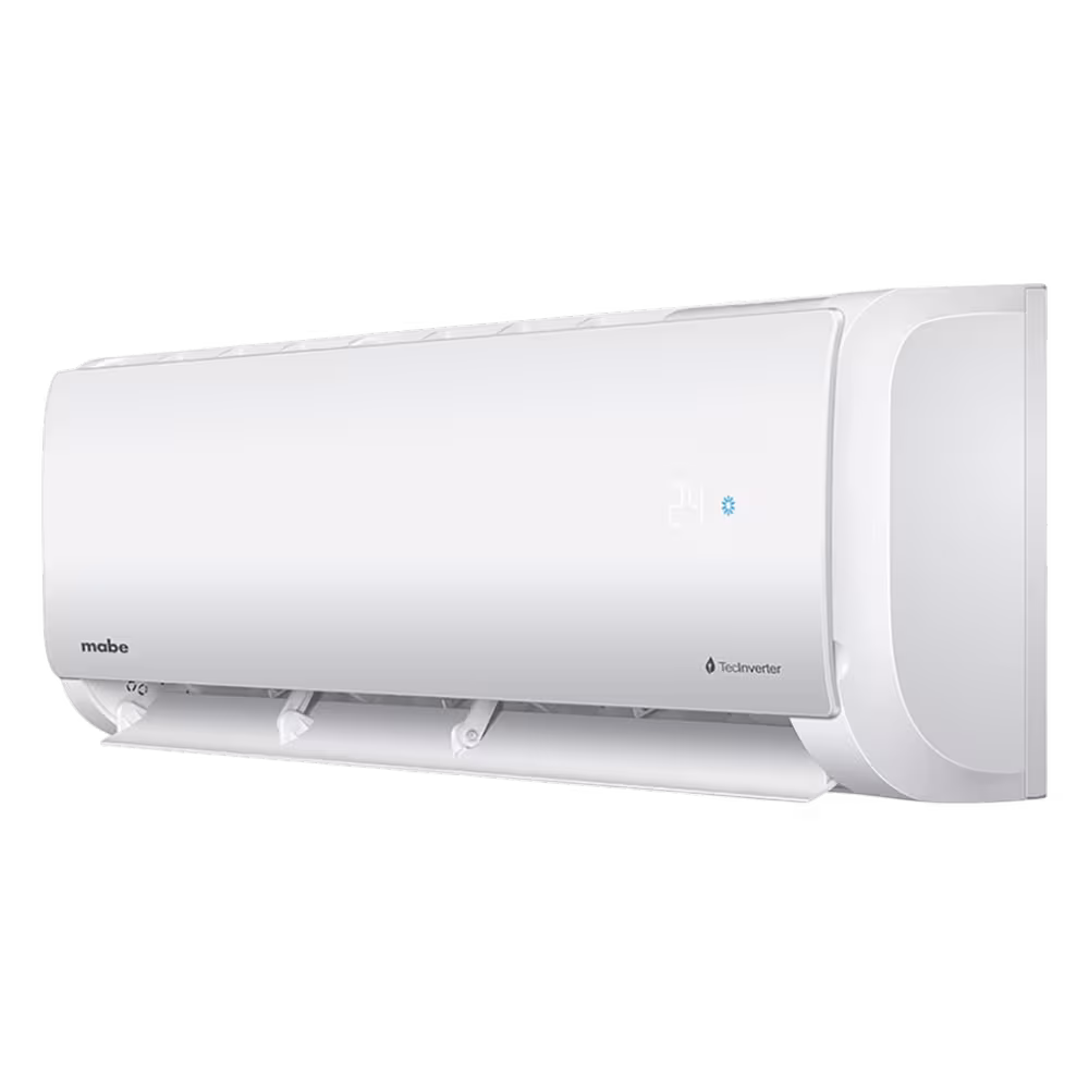 Aire acondicionado Mabe MMI24CDBWCCE8 unidad interior split estilo moderno diagonal disponible en granhogar