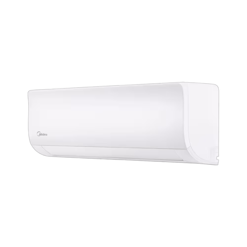 Aire acondicionado split Midea MSAG12CRFN1-AM diseno aerodinamico vista diagonal disponible en granhogar