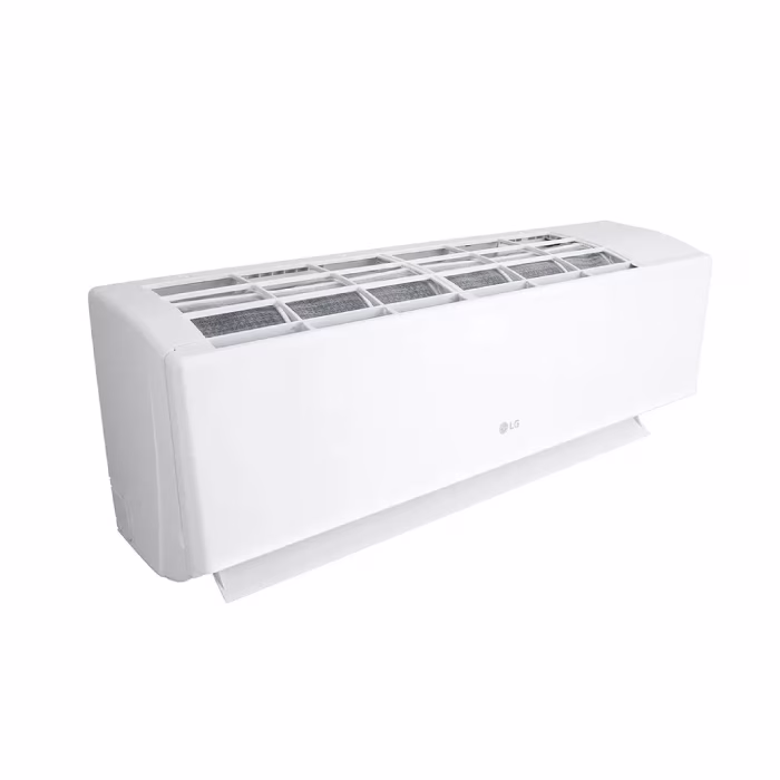 Aire acondicionado LG SX122CL3 de 12.000 BTU, con enfriamiento rápido, oscilación automática y temporizador. Ideal para cuartos o salas medianas.