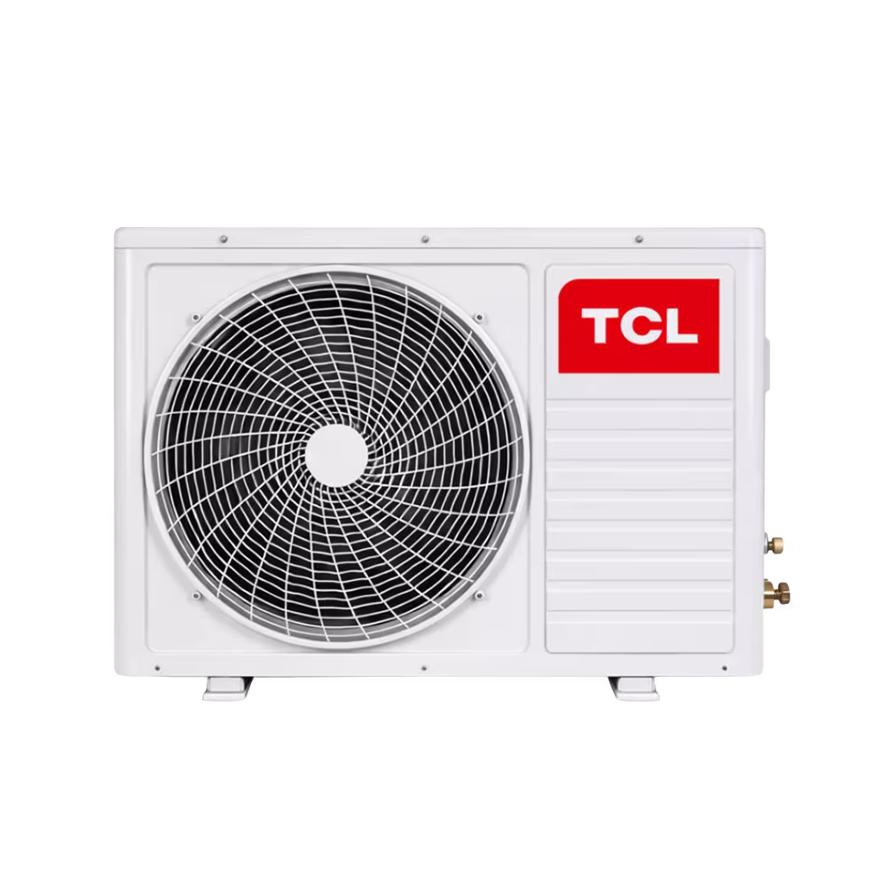 Aire acondicionado split TCL TAC-12CSAXA82 12000 BTU unidad exterior vista frontal. Solo en granhogar