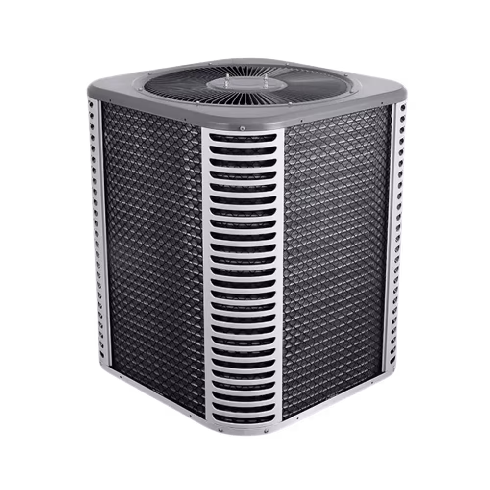 Aire acondicionado TCL piso techo 36000 BTU condensadora exterior vista tres cuartos. Adquiérelo en granhogar