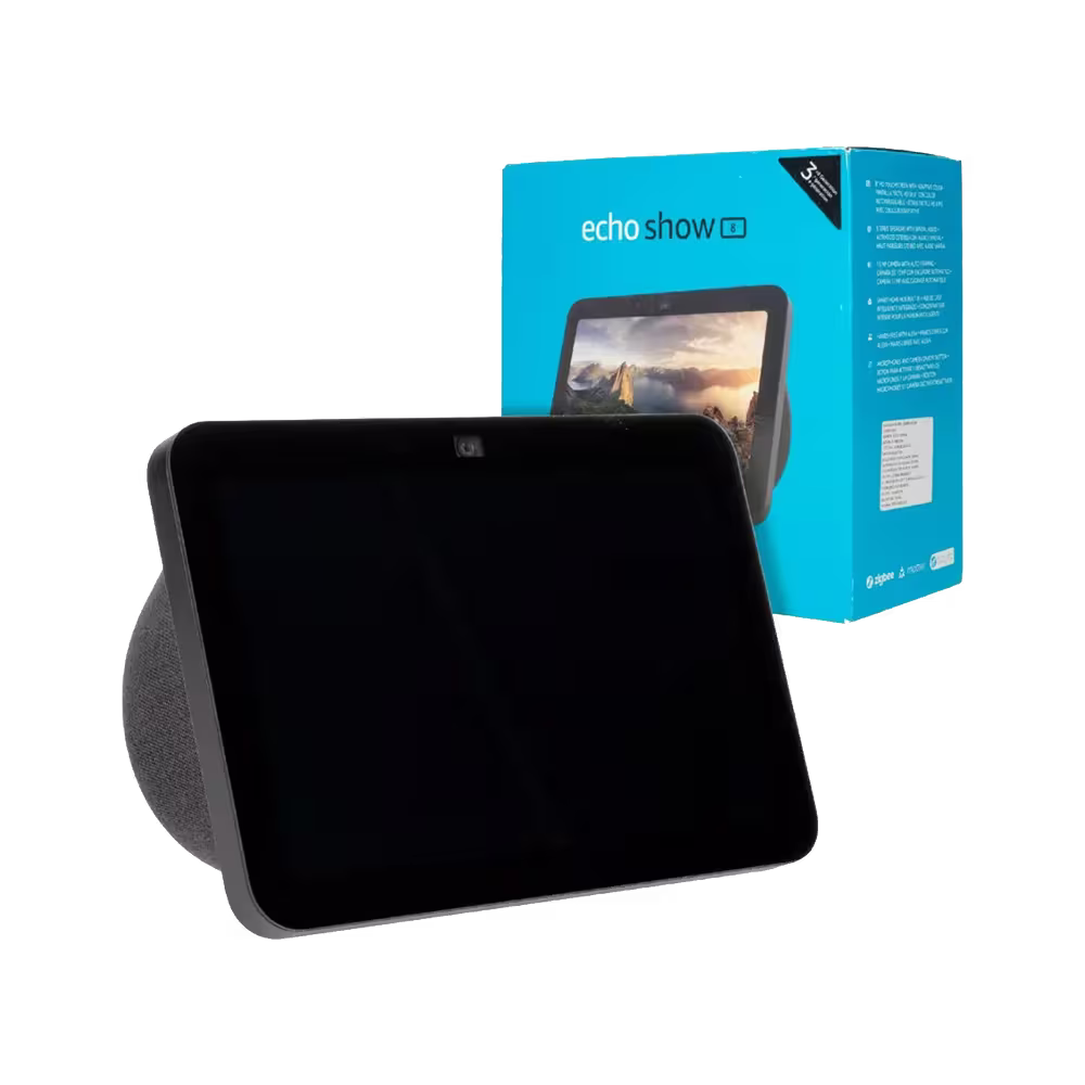 Pantalla inteligente Amazon Echo Show 8 3ra Gen HD con caja de empaque. Consíguela en granhogar