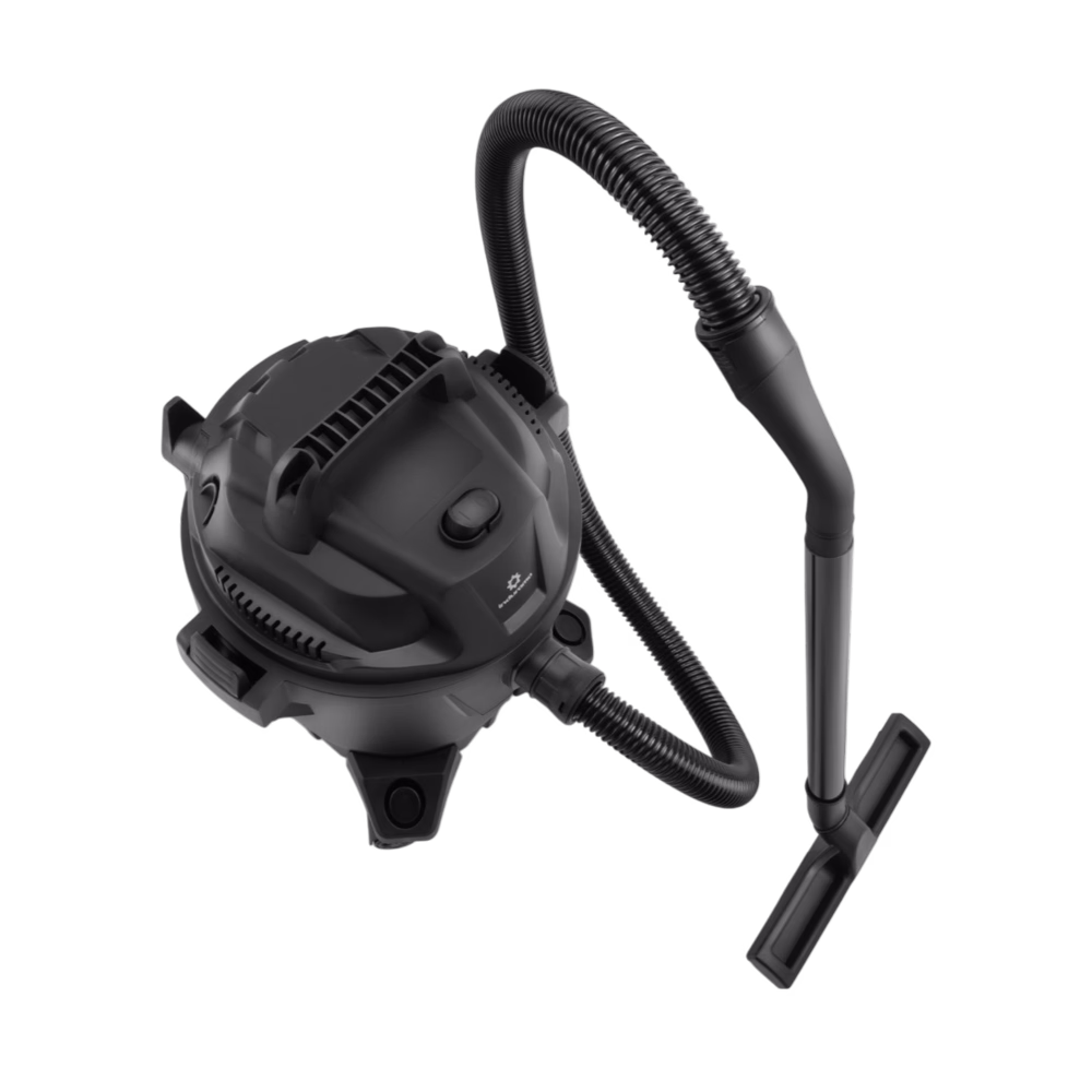 Aspiradora AI-3N1 1200W Indurama acostada mostrando la base descúbrelo en granhogar